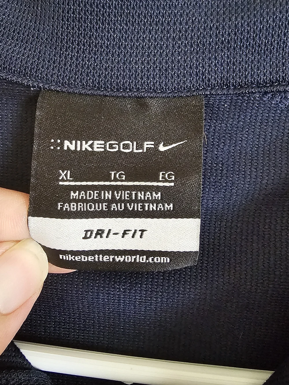 Nike Golf Dri-FIT Men's Navy Blue Polo Shirt Size XL | Provest Logo
